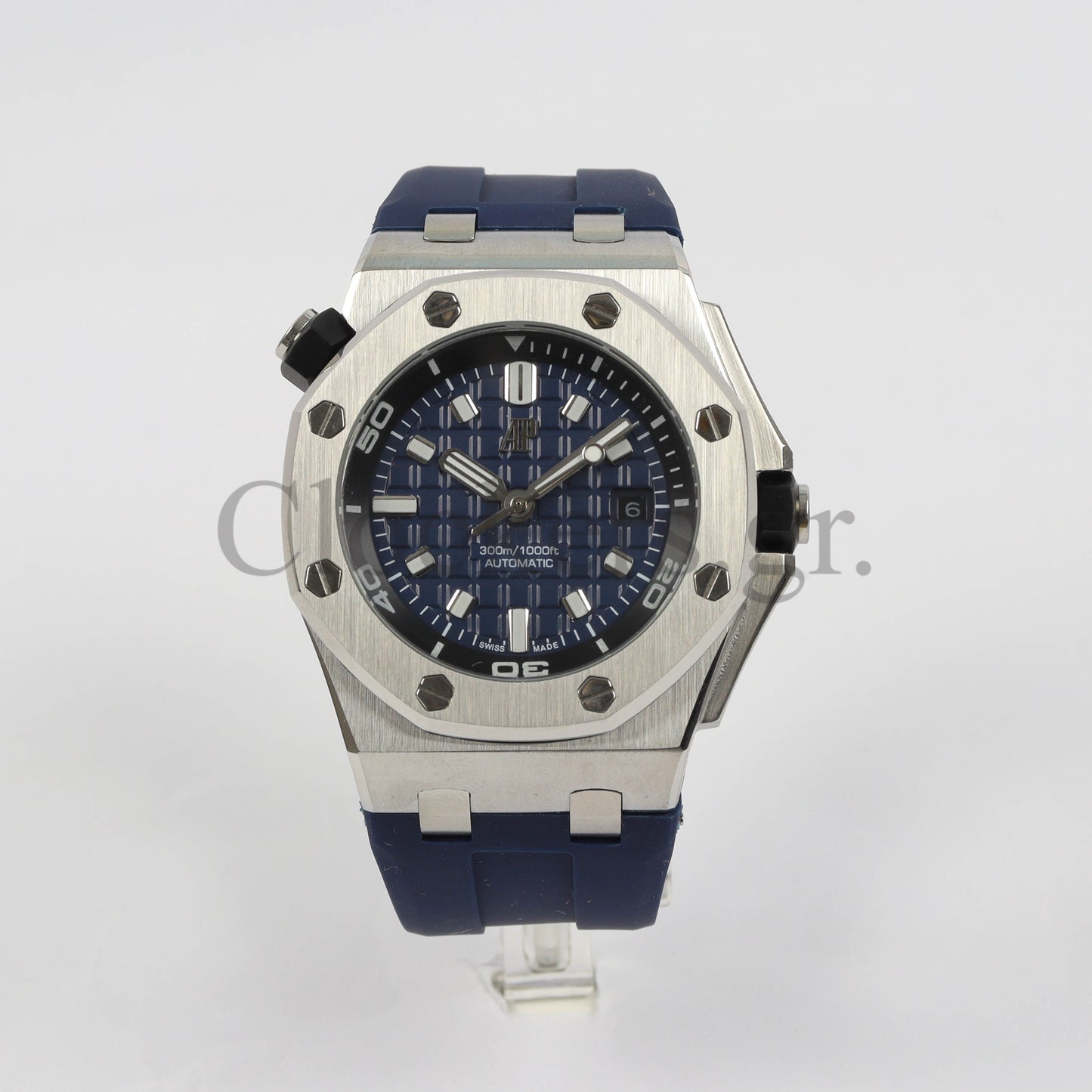 AUDEMARS PIGUET ROYAL OAK OFFSHORE DIVER 15710ST.OO.A052CA.01 BLUE INDEX STAINLESS STEEL RUBBER