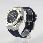 AUDEMARS PIGUET ROYAL OAK OFFSHORE DIVER 15710ST.OO.A052CA.01 BLUE INDEX STAINLESS STEEL RUBBER