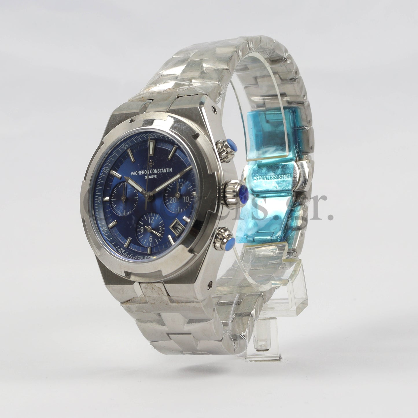 0VERSEAS BLUE DIAL AUTOMATIC MEN'S WATCH