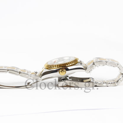 DATEJUST 31MM 2-TONE GOLD GRAY DIAL STICK MARKERS CLONE