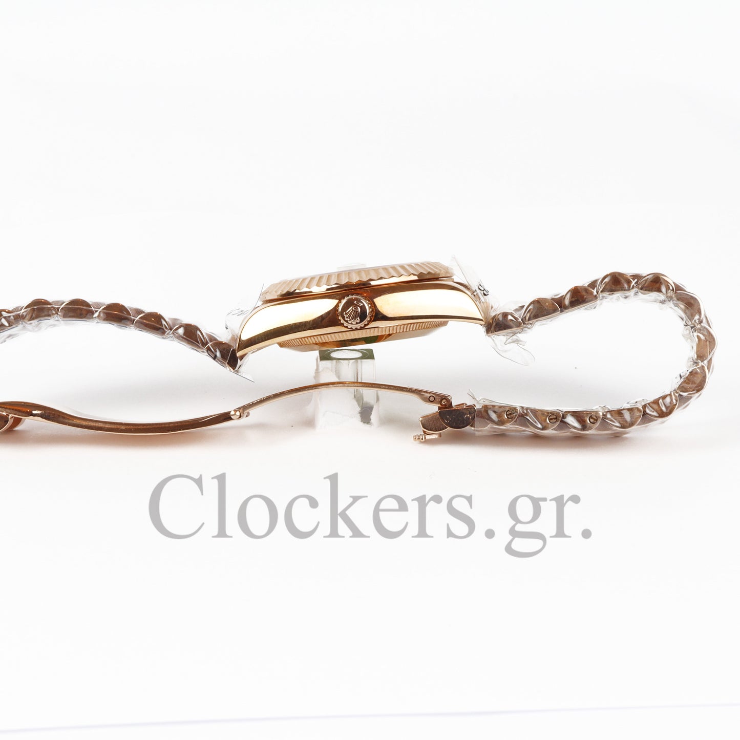 DATEJUST 31MM GOLD OYSTER  ROSE GOLD DIAL DIAMONDS MARKERS