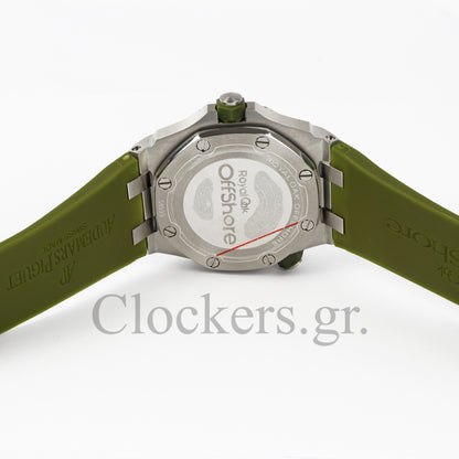AUDEMARS PIGUET ROYAL OAK OFFSHORE DIVER 15710ST.OO.A052CA.01 KHAKI INDEX STAINLESS STEEL RUBBER  CLONE