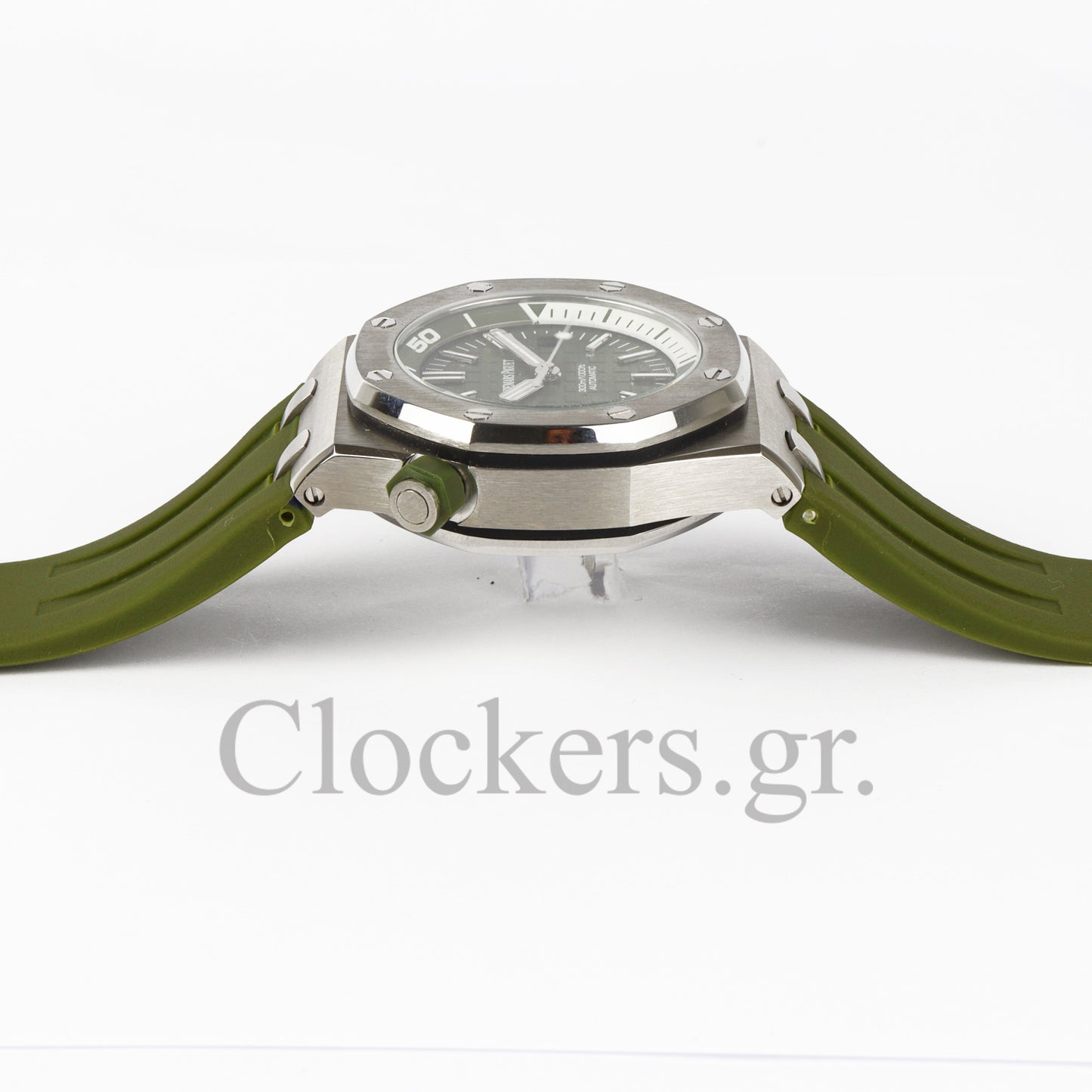 AUDEMARS PIGUET ROYAL OAK OFFSHORE DIVER 15710ST.OO.A052CA.01 KHAKI INDEX STAINLESS STEEL RUBBER  CLONE