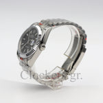 DATEJUST 41MM - 36 MM SS SILVER JUBILEE GRAY DIAL STCIKS MARKERS