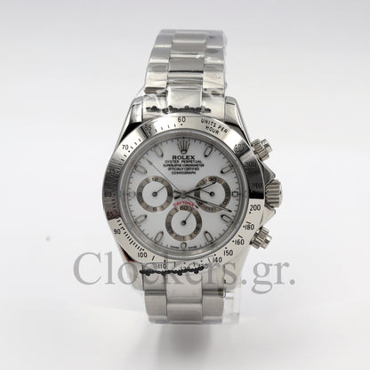 C0SM0GRAPH DAYT0NA WHITE DIAL SS 40MM