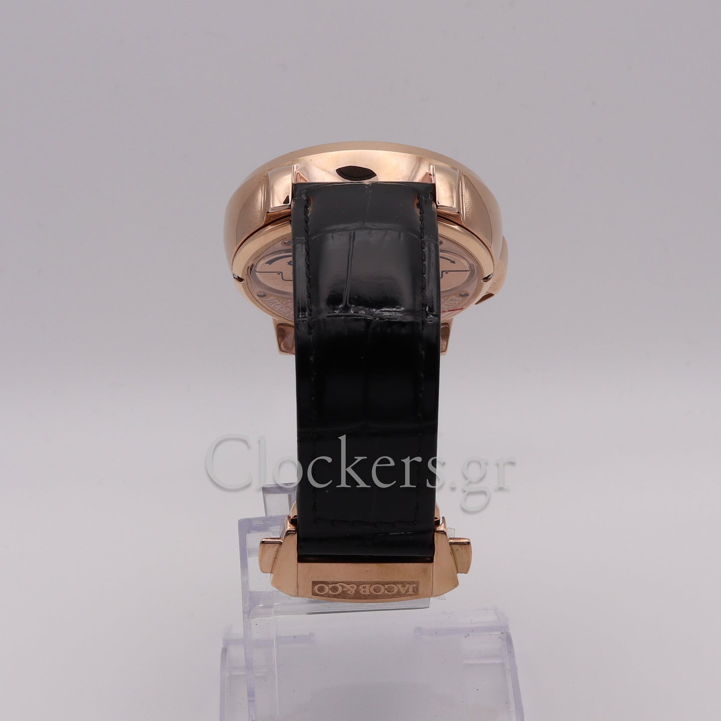 Jacob & Co. 'The Casino Tourbillon' CA100.40.Rose Gold Black Onyx Dial Limited Edition