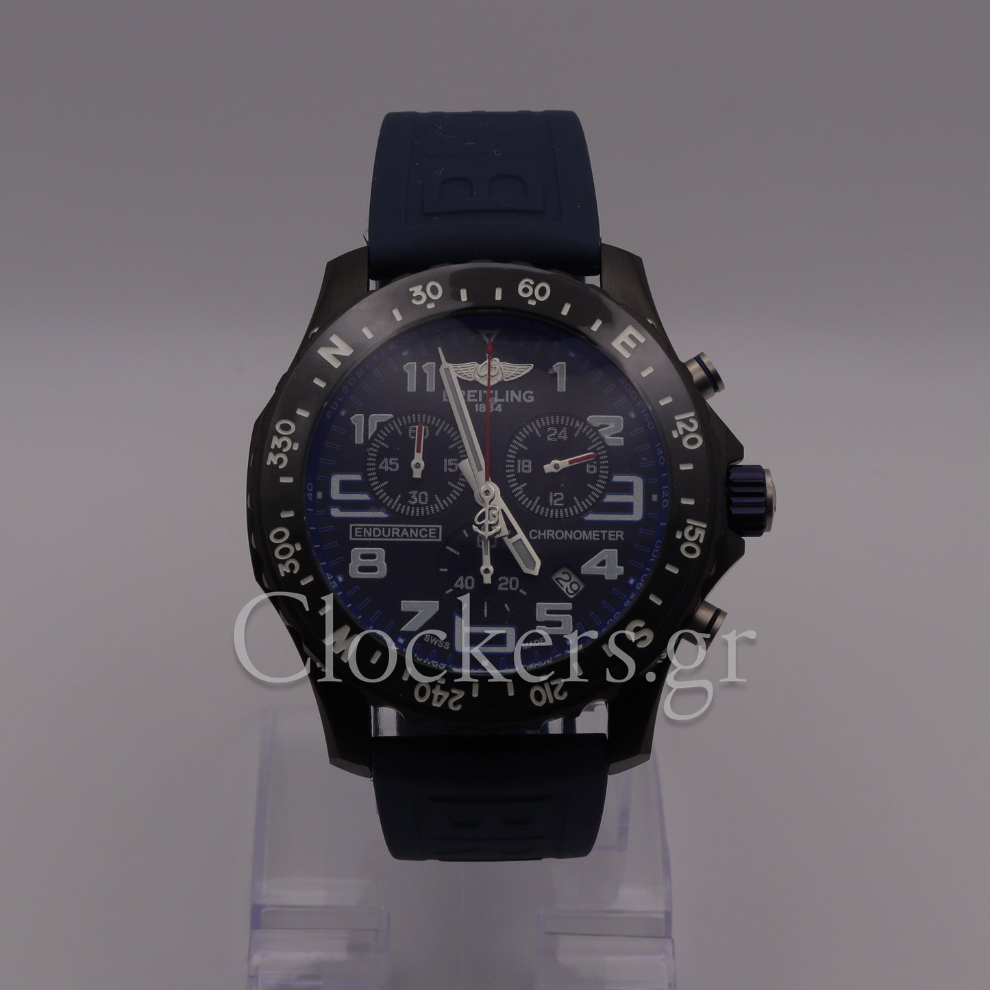 BREITLING ENDURANCE PRO CHRONOGRAPH 44MM BLUE DIAL MENS WATCH