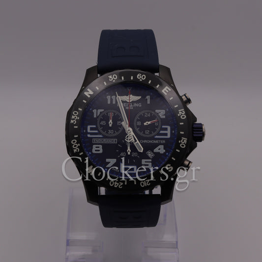 BREITLING ENDURANCE PRO CHRONOGRAPH 44MM BLUE DIAL MENS WATCH