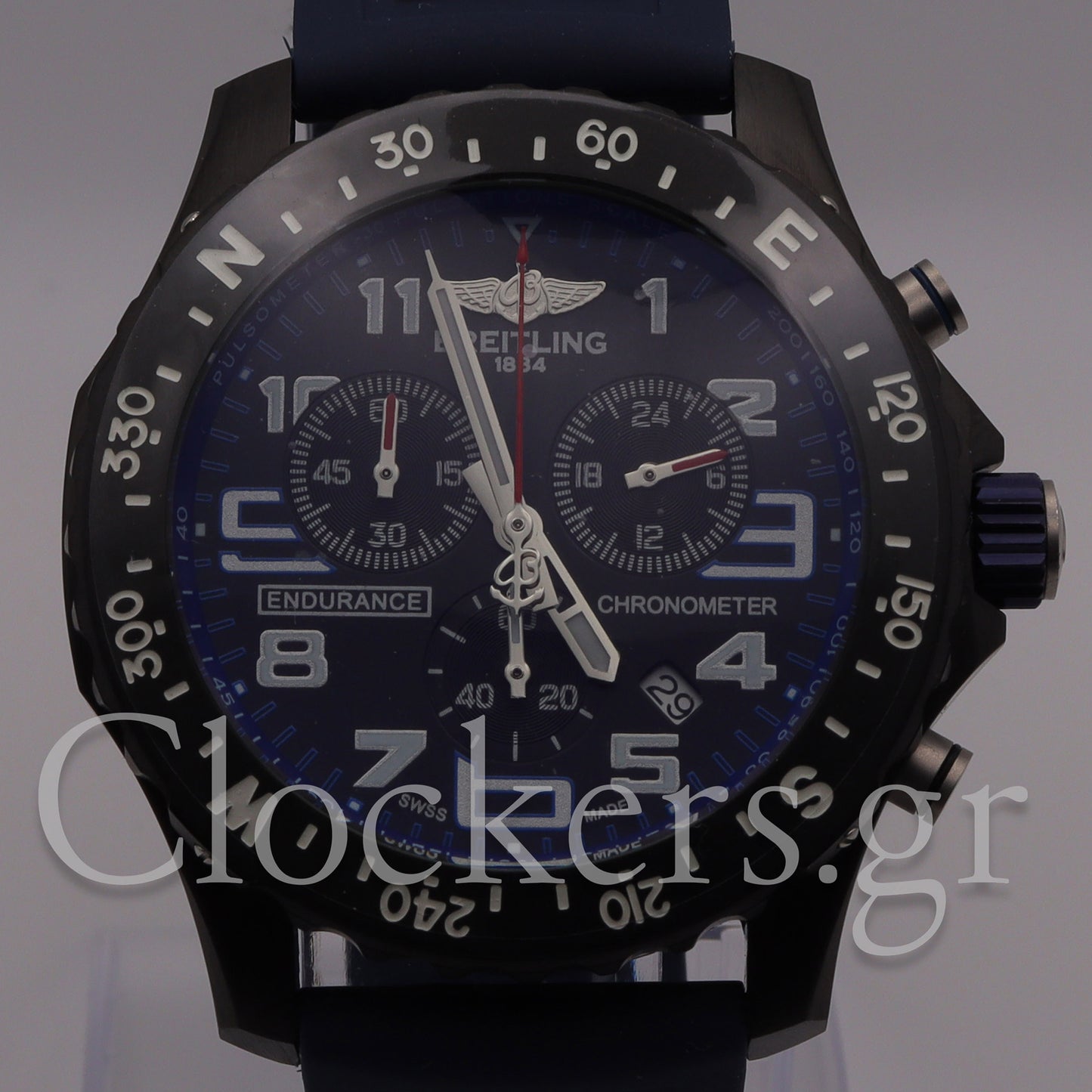 BREITLING ENDURANCE PRO CHRONOGRAPH 44MM BLUE DIAL MENS WATCH