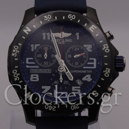 BREITLING ENDURANCE PRO CHRONOGRAPH 44MM BLUE DIAL MENS WATCH