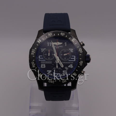 BREITLING ENDURANCE PRO CHRONOGRAPH 44MM BLUE DIAL MENS WATCH