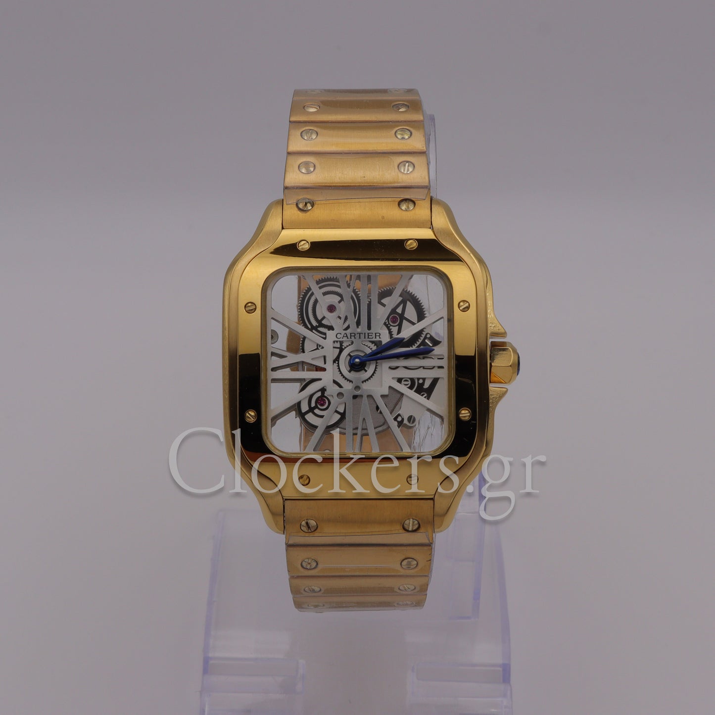 CARTIER SANTOS NEW 2023 SANTOS DE CARTIER SKELETON  GOLD