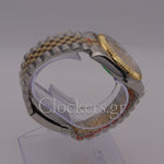 SKY-DWELLER 2-TONE BLACK GOLD DIAL STICK MARKERS  jubilee
