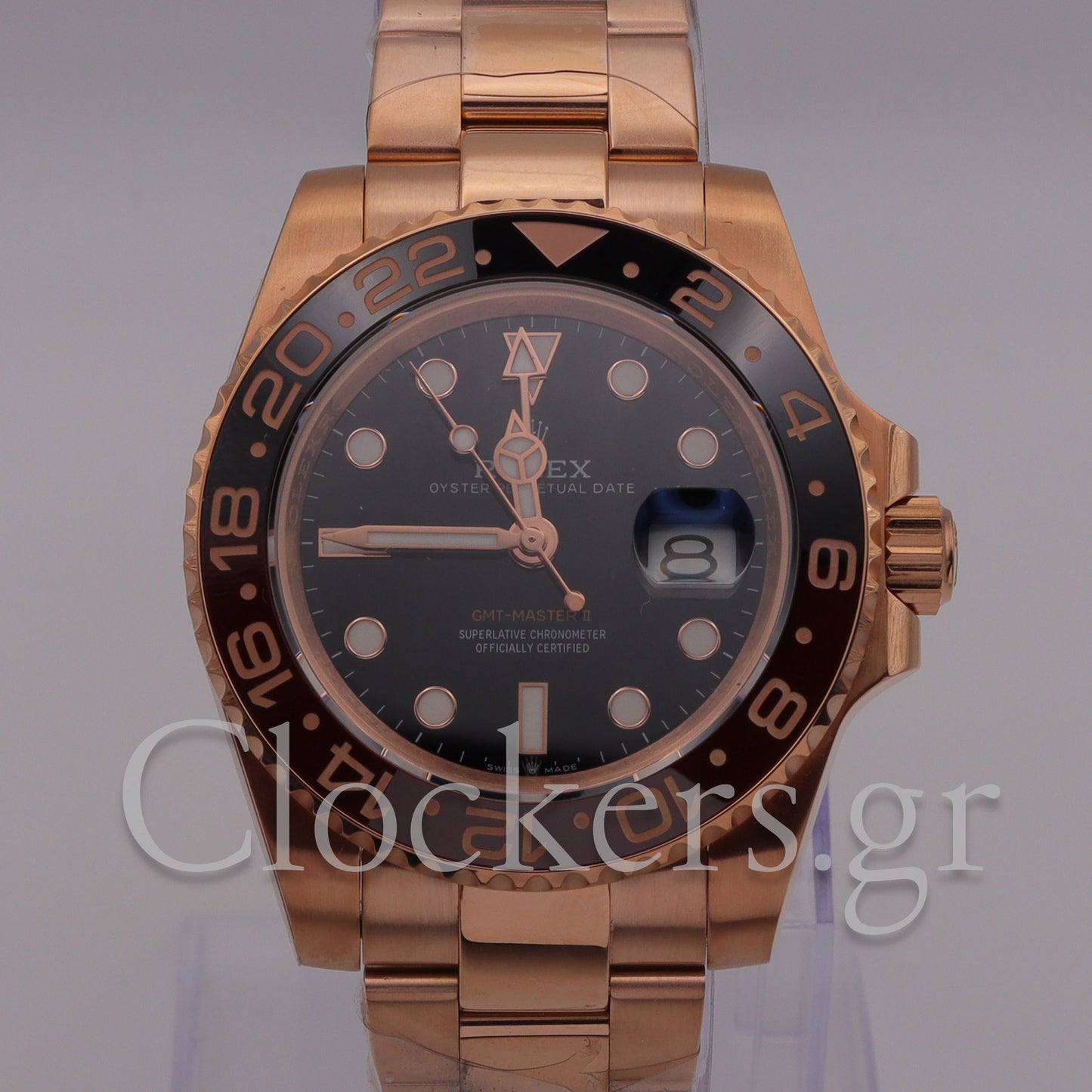 GMT-MASTER II 18K ROSE GOLD OYSTER CERAMIC BEZEL 40MM