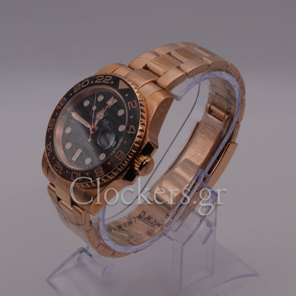 GMT-MASTER II 18K ROSE GOLD OYSTER CERAMIC BEZEL 40MM