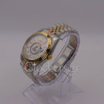 SKY-DWELLER 2-TONE WHITE GOLD DIAL STICK MARKERS JUBILEE