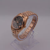 DAY-DATE II 41MM ROSE GOLD BRONZE DIAL RB STICKS MARKERS CLONE