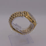 PRESIDENT DAY-DATE 18K WATCH BLACK ONYX DIAL 118208