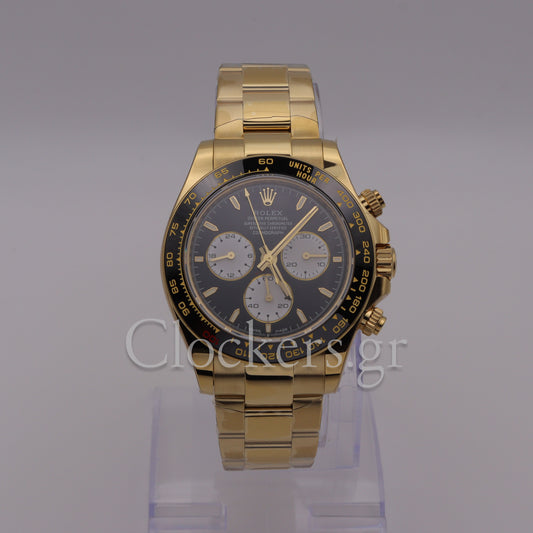C0SM0GRAPH DAYT0NA GOLD BLACK DIAL 40MM CLONE