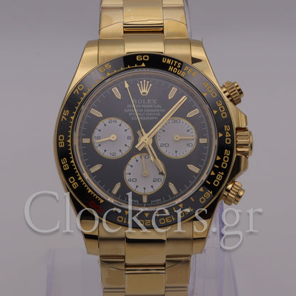 C0SM0GRAPH DAYT0NA GOLD BLACK DIAL 40MM CLONE