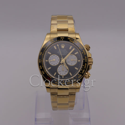 C0SM0GRAPH DAYT0NA GOLD BLACK DIAL 40MM CLONE
