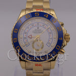 YACHT-MASTER II GOLD BLUE CERAMIC BEZEL 44MM CLONE