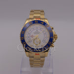 YACHT-MASTER II GOLD BLUE CERAMIC BEZEL 44MM CLONE