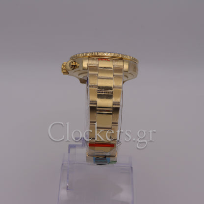 YACHT-MASTER II GOLD BLUE CERAMIC BEZEL 44MM CLONE
