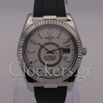SKY-DWELLER WHITE DIAL AUTOMATIC MEN'S RUBBER