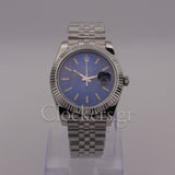 DATE JUST SS 41MM BLUE DIAL STICK MARKERS JUBILEE