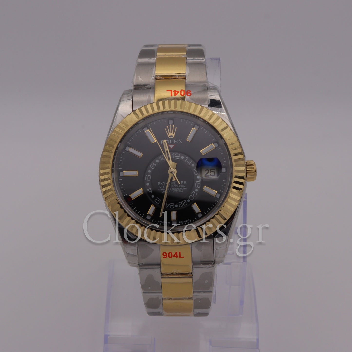 SKY-DWELLER 2-TONE BLACK  DIAL STICK MARKERS