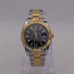 SKY-DWELLER 2-TONE BLACK  DIAL STICK MARKERS