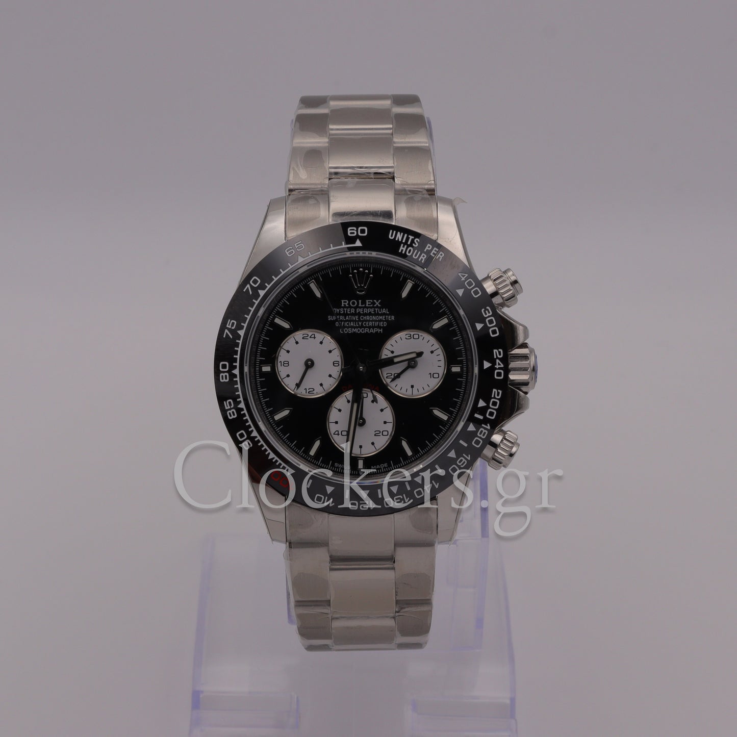 C0SMOGRAPH DAYT0NA SS CERAMIC BLACK DIAL 40MM CLONE