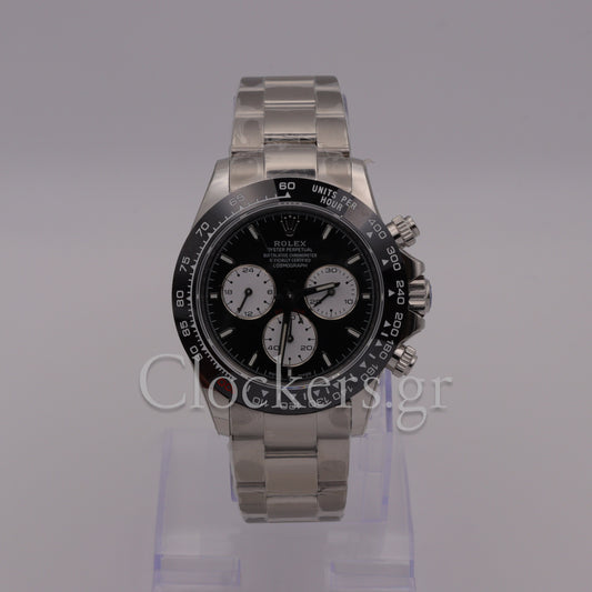 C0SMOGRAPH DAYT0NA SS CERAMIC BLACK DIAL 40MM CLONE