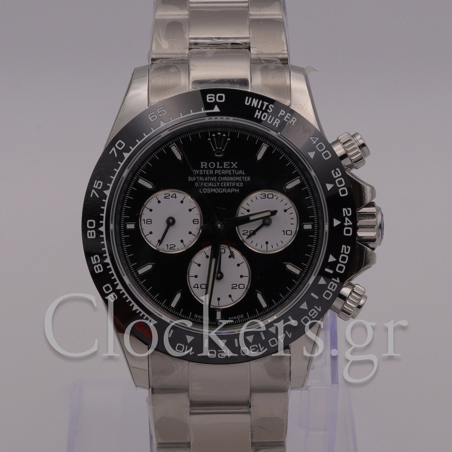 C0SMOGRAPH DAYT0NA SS CERAMIC BLACK DIAL 40MM CLONE