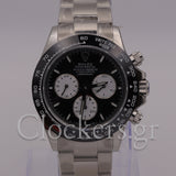 C0SMOGRAPH DAYT0NA SS CERAMIC BLACK DIAL 40MM CLONE