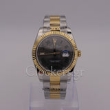 DATEJUST 36 MM 2-TONE  FLUTED GRAY ROMAN