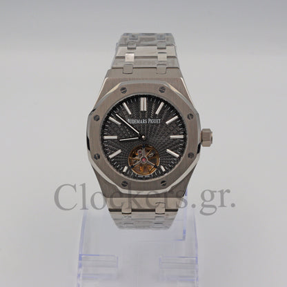 AUDEMARS PIGUET ROYAL OAK JUMBO EXTRA-THIN BLACK DIAL 15202PT.OO.1240PT.01