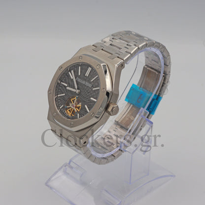 AUDEMARS PIGUET ROYAL OAK JUMBO EXTRA-THIN BLACK DIAL 15202PT.OO.1240PT.01