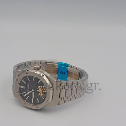 AUDEMARS PIGUET ROYAL OAK JUMBO EXTRA-THIN BLACK DIAL 15202PT.OO.1240PT.01