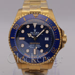 Rolex Sea-Dweller Deepsea 136668LB   44mm Yellow Gold Blue Dial & Blue Bezel