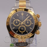 Rolex Daytona  2025 126503 Daytona 40mm Two Tone Yellow Gold Black Dial Oyster Bracelet