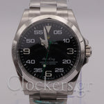 Rolex Air King oyster green logo with oyster steel 40mm .126900 full set