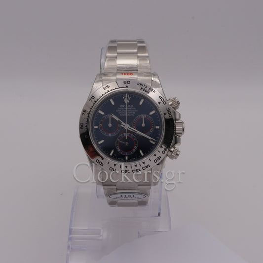 Rolex Daytona Automatik Herrenuhr Weißgold Blue 116509