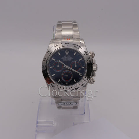Rolex Daytona Automatik Herrenuhr Weißgold Blue 116509