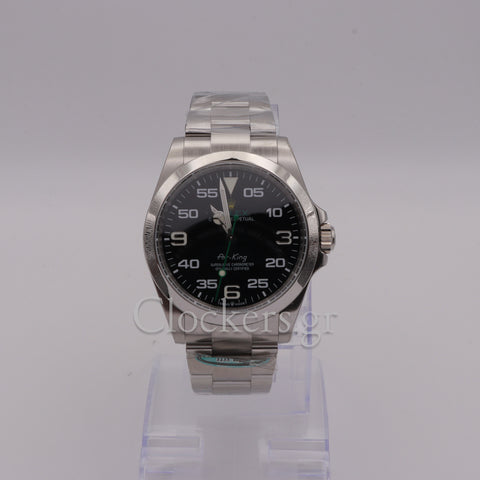 Rolex Air King oyster green logo with oyster steel 40mm .126900 full set