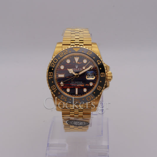 Rolex GMT-Master II New 2025 GMT-Master II 126718GRNR Yellow Gold Tiger Iron Dial Jubilee