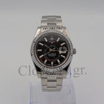 SKY-DWELLER SS BLACK DIAL STICK MARKERS