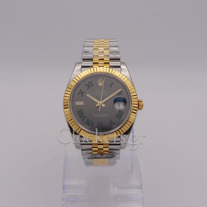 Datejust 41 Wimbledon Dial Two Tone Jubilee 126333  Full Set Fluted Bezel 2025