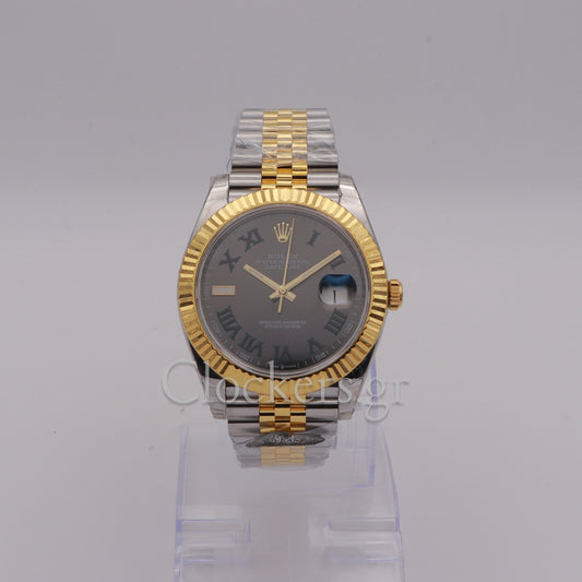 Datejust 41 Wimbledon Dial Two Tone Jubilee 126333  Full Set Fluted Bezel 2025